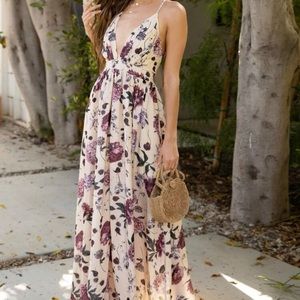 SHEIN maxi floral dress